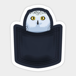 Owl pocket Sticker